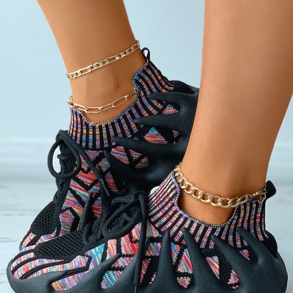 Mixed Color Sneaker - Picture 5 of 11